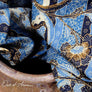 Blue Batik Silk Sarong Hand-Drawn - OutOfAsia